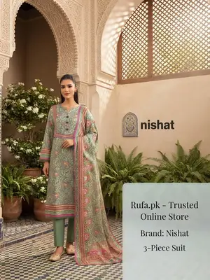 Nishat Premium Viscous 3-Ps Unstitched Suit
