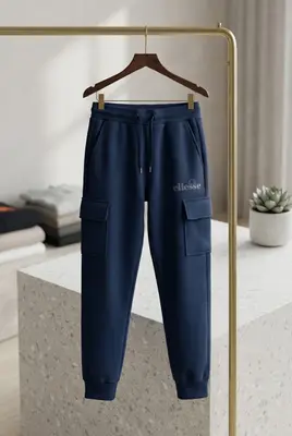 Ellesse Premium Navy Blue Cargo Trouser for Boys