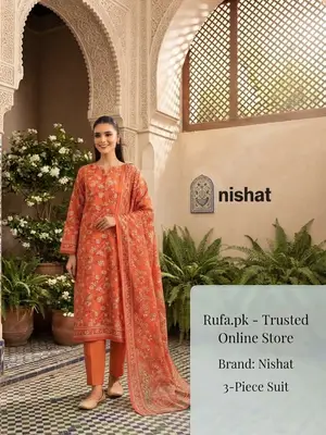 Nishat Premium Viscous 3Ps Unstitched Suit