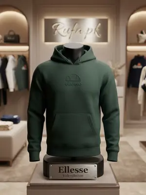 Ellesse Heritage Graphic Hoodie - Dark Forest Green